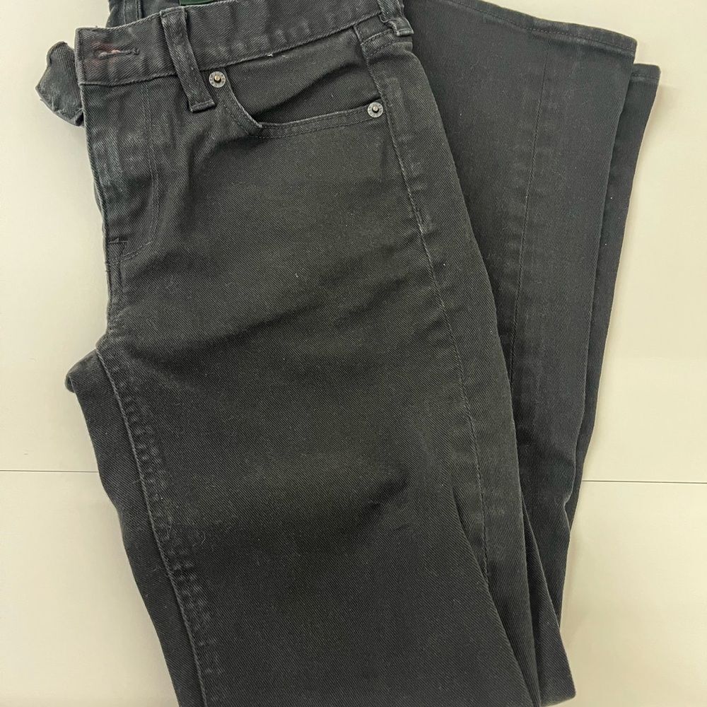 J. Crew Women’s 27S Matchstick Black Denim Jeans